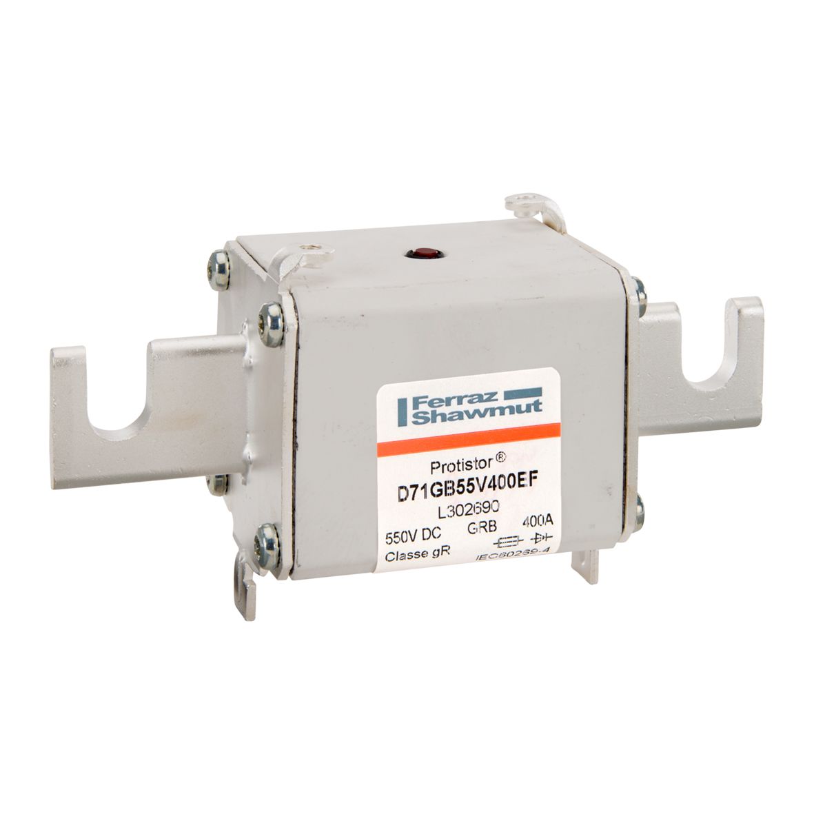 L302690 - Size 71 EF style notched blade connections gR 400 A VAC/550VDC